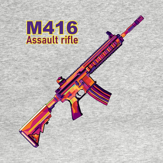 M416 assault rifle by Danwpap2